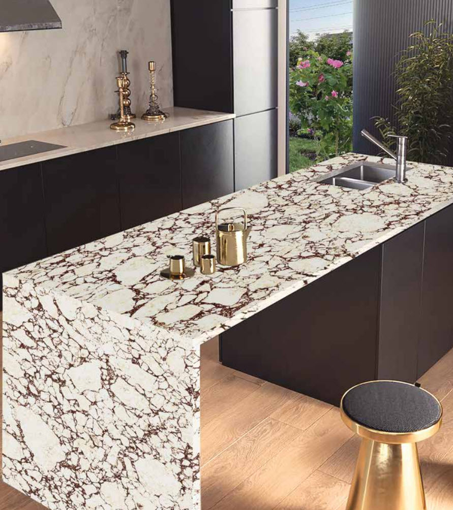 ENVI™ Quartz surfaces - Beautiful brown and white