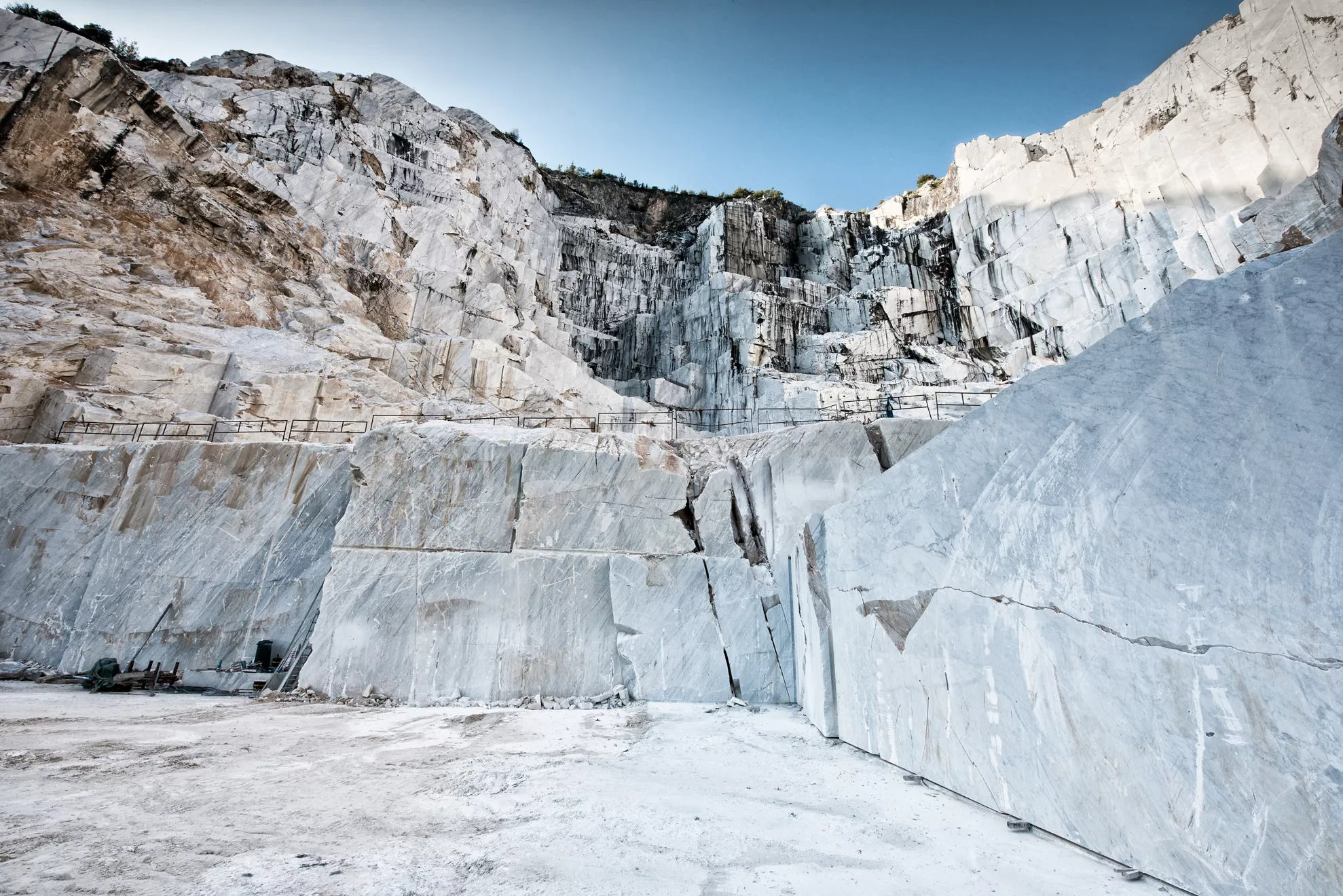 quarry to countertop Carrara marble quarry Italy white stone mountain extraction